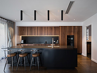 THUMB Neo Design custom designer kitchen Black walnut mt eden Auckland-3